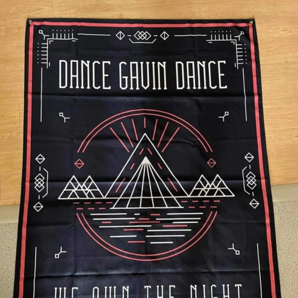ISO//DO NOT BUY Dance Gavin dance “We Own The Night” Flag *RARE*